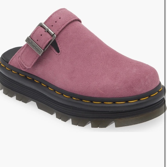 Dr. Martens Shoes - Dr Martens Zebzag Suede Slingback Platform Mule size 10 NEW